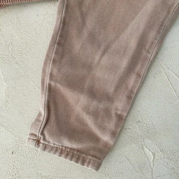 Zara mauve waffle Knit cotton Sweater and ankle Pants Set - Picture 5 of 6